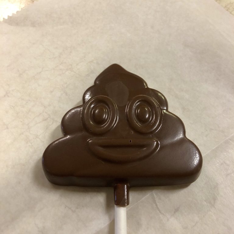 Poop Emoji Pop (Milk Chocolate) 1oz Callies Candy Kitchen
